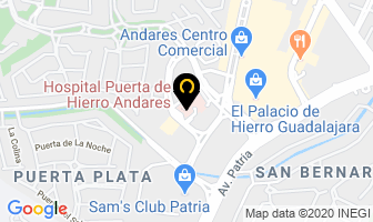 Mapa de Neuro Spine MÉdica en Zapopan
