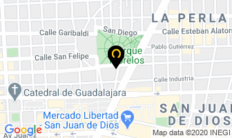 Mapa de Neverias Las Palmas en Guadalajara