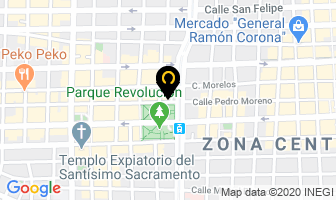 Mapa de Nieves De Garrafa Mexicaltzingo en Guadalajara