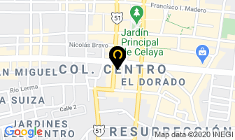 Mapa de Noches Bravas en Celaya