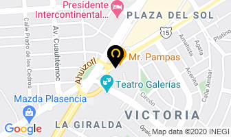 Mapa de Nocturnal Disco Club en Guadalajara