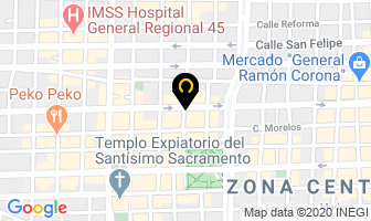 Mapa de Nomadas Tattoo en Guadalajara
