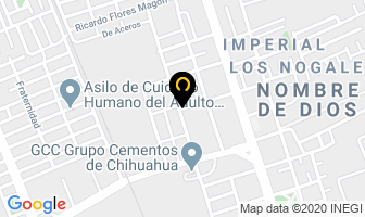 Mapa de Nombre De Dios Chatarra en Chihuahua