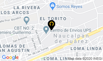 Mapa de Nordson en Naucalpan de Juárez