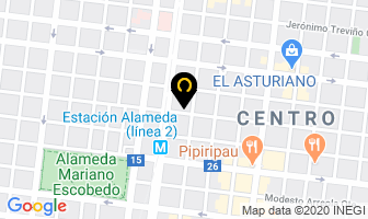Mapa de Notaria Publica 89 en Monterrey
