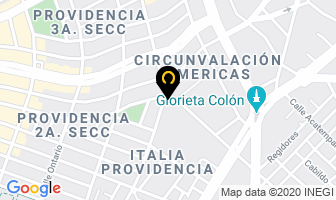 Mapa de Notaria Publica No. 102 en Guadalajara