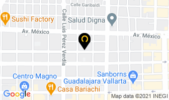 Mapa de Notaria Publica No. 3 en Guadalajara