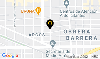 Mapa de Notaria Publica No. 9 en Guadalajara