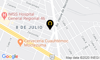Mapa de Nova Inox en Guadalajara