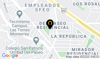 Mapa de Nova Tecnica Y Equipos S.a De C.v en Monterrey