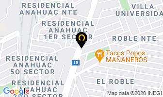 Mapa de Numero Uno Com en San Nicolás de los Garza
