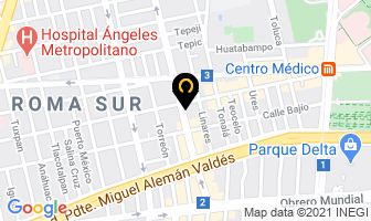 Mapa de Ocampo Grupo Aduanal S.a. De C.v. en Ciudad de Mexico
