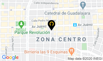 Mapa de Odessa Librerias en Guadalajara
