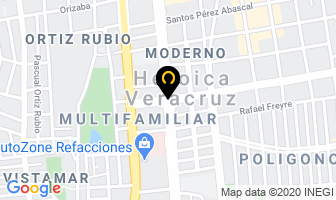 Mapa de Office Muebles Pachuca en Veracruz