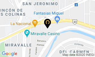 Mapa de Operadora De Hoteles San Jeronimo en Monterrey