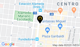 Mapa de Optica Cartier en Monterrey