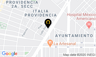 Mapa de Optica Claravision en Guadalajara