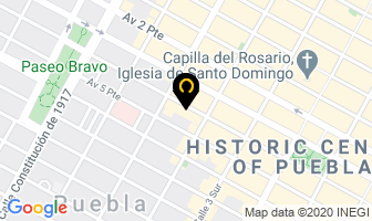 Mapa de Optica El Optometro en Puebla