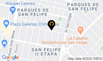 Mapa de Óptica Eleganza en Chihuahua
