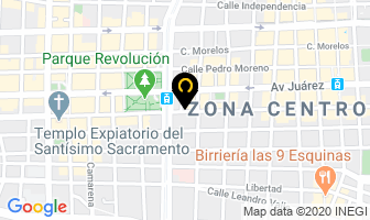 Mapa de Optica Llamas en Guadalajara