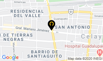 Mapa de Optica Marylux en Celaya
