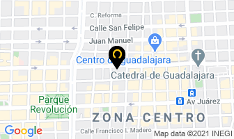 Mapa de Optica Paris en Guadalajara