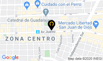 Mapa de Opticas Cristal en Guadalajara