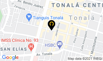 Mapa de Opticas Franklin en Guadalajara
