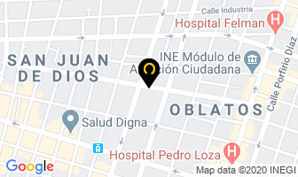 Mapa de Orfanatorio Magdalena Sofia en Guadalajara
