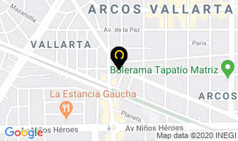 Mapa de Organitec en Guadalajara