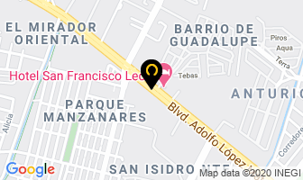 Mapa de Ortodental en León
