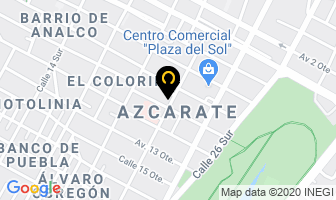 Mapa de Otorrino Cirugia De Nariz Dr Jose Javier Viveros Romero en Puebla