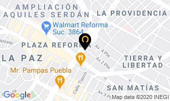 Mapa de Outlet De Decoración En Puebla en Puebla