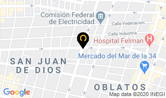 Mapa de Oxigas De Guadalajara en Guadalajara