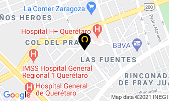 Mapa de Pahal Inmobiliaria en Ciudad de Mexico