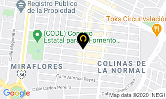 Mapa de Panificadora Colinas en Guadalajara