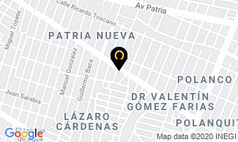 Mapa de Papas Doradas Los Tykys en Guadalajara