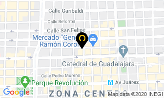 Mapa de Papeleria Chava en Guadalajara
