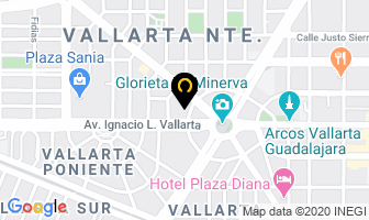 Mapa de Parrilla Argentina en Guadalajara