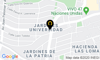 Mapa de Party Land en Zapopan