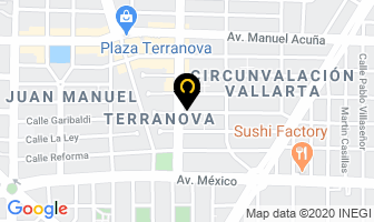 Mapa de Pasteleria Firenzze en Guadalajara