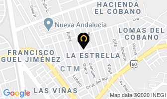 Mapa de Pastelería La Estrella en Aguascalientes