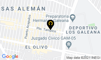 Mapa de Pasteleria Rio en Ciudad de Mexico