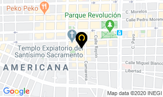 Mapa de Pasteleria Rosa Ulloa en Guadalajara
