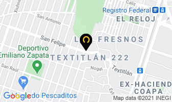 Mapa de Pasteleria Sagitario en Ciudad de Mexico