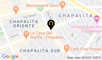 Mapa de Pasteleria Twins en Zapopan