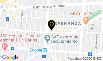 Mapa de Pastitalia en Ciudad de Mexico