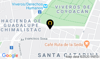 Mapa de Pegamentos Rida S.a. De C.v. en Ciudad de Mexico