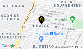 Mapa de Peleteria Guanajuato en León