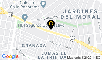 Mapa de Peña Palafox (Desarrollo Empresarial) en León
